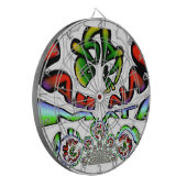 Kleurrijke Hakuna Matata Graffiti Art Print Dartbord (Voorkant Links)