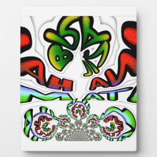 Kleurrijke Hakuna Matata Graffiti Art Print Fotoplaat