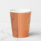 Kleurrijke Halloween Baby shower Boo thema Papieren Bekers (Rechts)