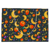 Kleurrijke Halloween Cadtas Groot Cadeauzakje (Achterkant)
