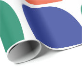 Kleurrijke halve cirkel geometrische cadeaupapier (Rol Hoek)