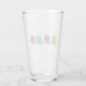 Kleurrijke hamsterbillen glas (Achterkant)