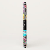 Kleurrijke Hand getrokken Abstract I Monogram Init Case-Mate iPhone Case (Achterkant/links)