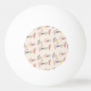 Kleurrijke Hand getrokken Motivatie Patroon Pingpongballen