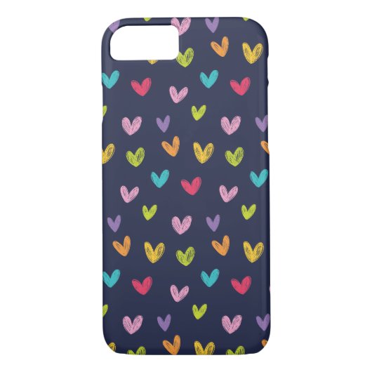 Kleurrijke hand - Valentijnse  - Hartenpatroon 2 Case-Mate iPhone Case (Achterkant)
