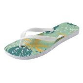 Kleurrijke handschets tekening teenslippers (Schuin)