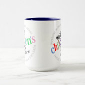 Kleurrijke Happy World Kinderdag Mok (Midden)