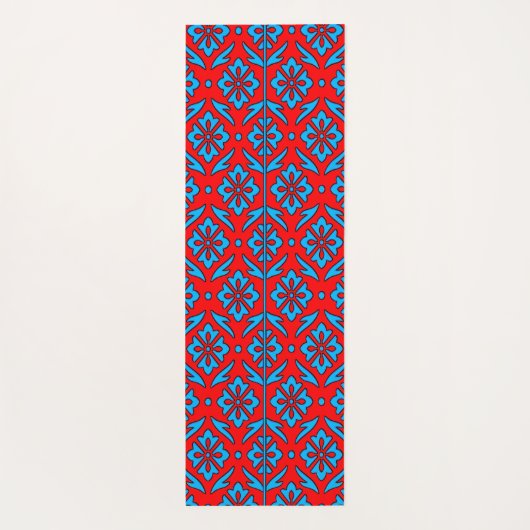 Kleurrijke Harmonie: Yoga Mat Art Design (Achterkant)