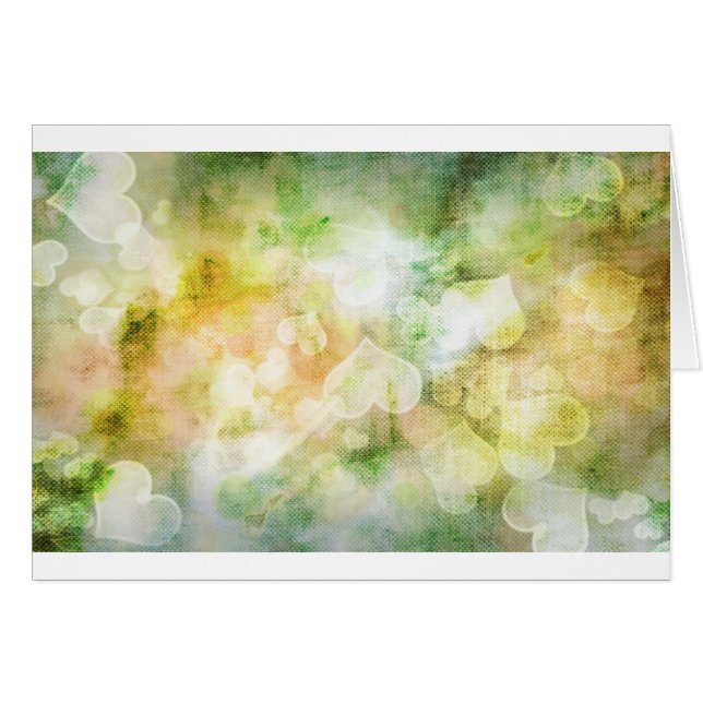 Kleurrijke hart achtergrond (Voorkant Horizontaal)