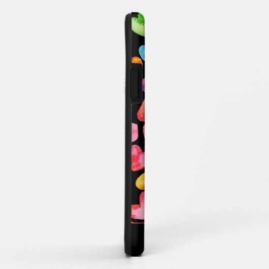 kleurrijke harten Case-Mate iPhone case (Achterkant/rechts)