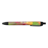 Kleurrijke harten en ballonnen Abstract ontwerp Zwarte Inkt Pen (Bodem)