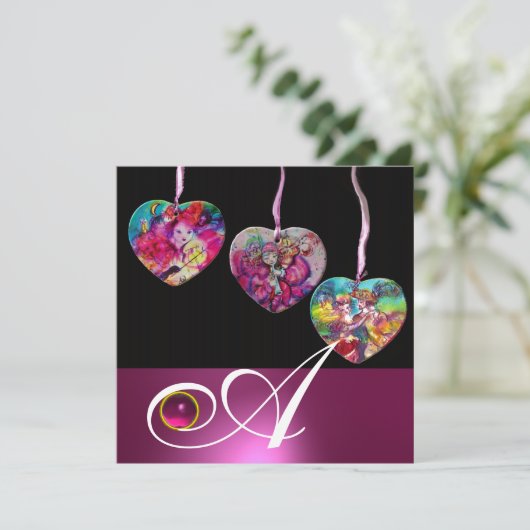 KLEURRIJKE HARTEN FEestVERSIERINGEN EDELE STEEN MO Kaart (Staand voorkant)