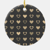 kleurrijke harten keramisch ornament (Achterkant)