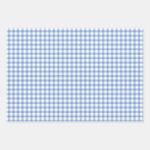 Kleurrijke harten | Pastel Pink and Blue Gingham Inpakpapier Vel (Voorkant 3)