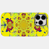 Kleurrijke Heldere Bloemen Damast Design Art Print Case-Mate iPhone Case (Achterkant (horizontaal))