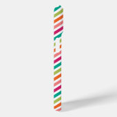 Kleurrijke, heldere Chevrons met aangepast monogra Case-Mate iPhone Case (Achterkant / Rechts)