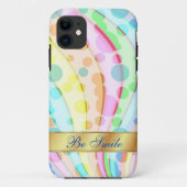 Kleurrijke heldere cirkel iPhone draagtas Case-Mate iPhone Case (Achterkant)