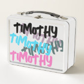 Kleurrijke heldere, heldere, stijlvolle Kind naam (Voorkant)