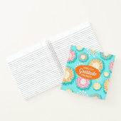 Kleurrijke Heldere Moderne Bloemdankbaarheid Notitieboek (Binnen)