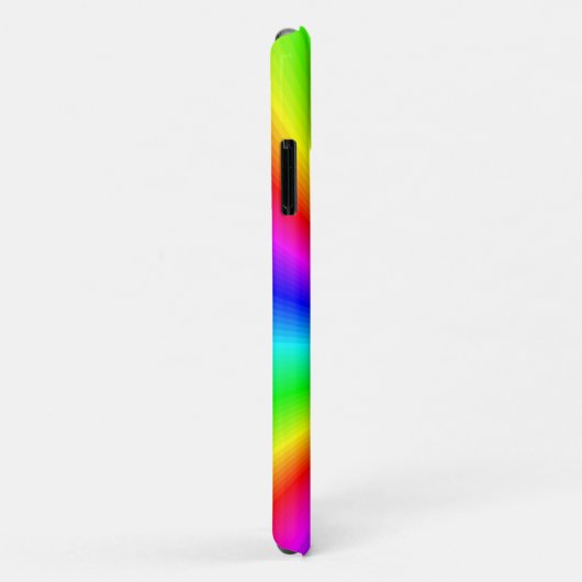Kleurrijke, heldere regenboog op maat Case-Mate iPhone case (Achterkant/rechts)
