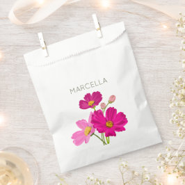 Kleurrijke Heldere Tuin Kosmos Bloemen Custom Bedankzakje