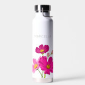 Kleurrijke Heldere Tuin Kosmos Bloemen Custom Waterfles (Links)
