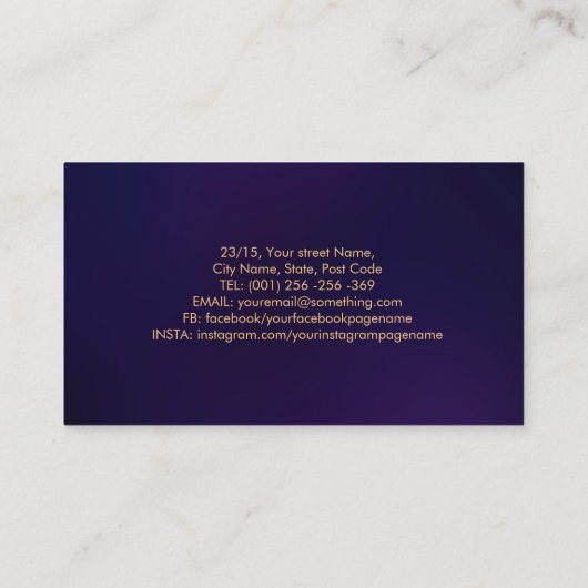 Kleurrijke Helpende Handen Hartboom Mozaïek Visitekaartje (Achterkant)