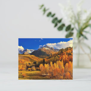 Kleurrijke herfst in Colorado Briefkaart