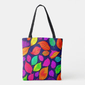 Kleurrijke herfst verlaat Artwork Draagtas (Achterkant)