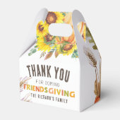 Kleurrijke Herfst Vibe Thanksgiving Diner Party Bedankdoosjes (Voorkant Zijde)