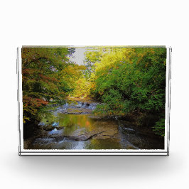 Kleurrijke Herfst waterval Fotoblokken