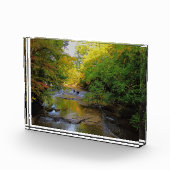 Kleurrijke Herfst waterval Fotoblokken (Rechts)