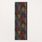 kleurrijke herfstbladeren yogamat (Achterkant)