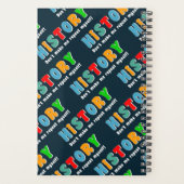 Kleurrijke herhalingsgeschiedenis planner (Achterkant)