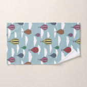 Kleurrijke heteluchtballonnen bad handdoek (Handdoek)