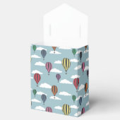 Kleurrijke heteluchtballonnen bedankdoosjes (Geopend)