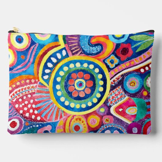  Kleurrijke Hippie Abstract Etui (Voorkant)