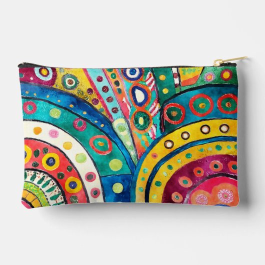 Kleurrijke Hippie Abstract Etui (Achterkant)