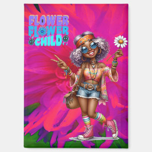Kleurrijke Hippie Chic Magnet Magneet
