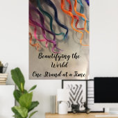 Kleurrijke hoeken poster (Thuiskantoor)