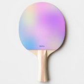 Kleurrijke holografische achtergrond tafeltennisbatje (Voorkant)