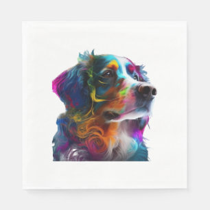 KLEURRIJKE HOND SERVET