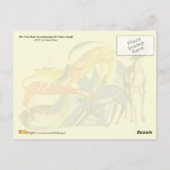 Kleurrijke honden briefkaart (Achterkant)