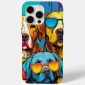 Kleurrijke honden Case-Mate iPhone case (Achterkant)