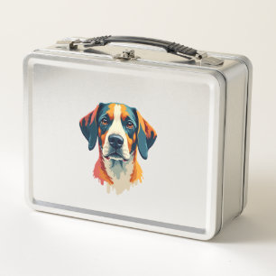 Kleurrijke Hondenportret Pop Art Stijl Huisdier Il