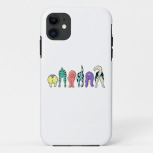 Kleurrijke Hondenreuzen iPhone 11 Hoesje