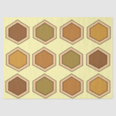 Kleurrijke Honeycomb Verjaardag Tissuepapier (Voorkant)