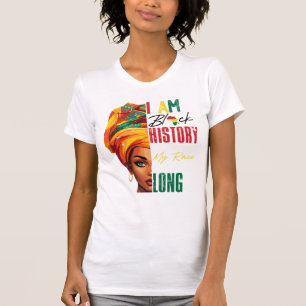 Kleurrijke hoofddoek illustratie t-shirt