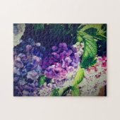 Kleurrijke hortensia's legpuzzel (Horizontaal)