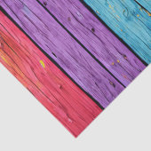 Kleurrijke houten latten tissuepapier (Detail)